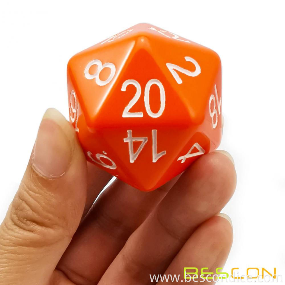 Big D20 Single Dice 38mm 1 Big D20 Single Dice 38mm 1